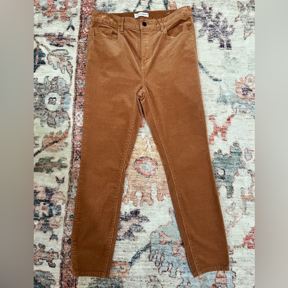 Ann Taylor Loft High Rise Skinny Cords (Camel) - Picture 2 of 4